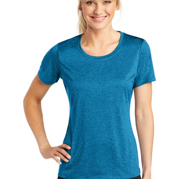 Copy of Ladies Heather Contender Scoop Neck Tee Sublimatable Thumbnail