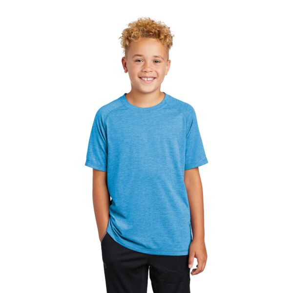 Youth Sublimated PosiCharge Tri Blend Wicking Raglan Tee Thumbnail