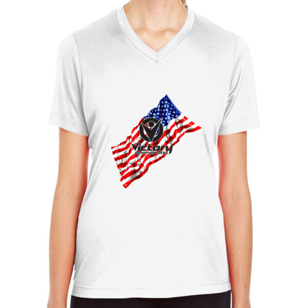 Adult USA Wavey Flag with Victory Martial Arts Logo Thumbnail