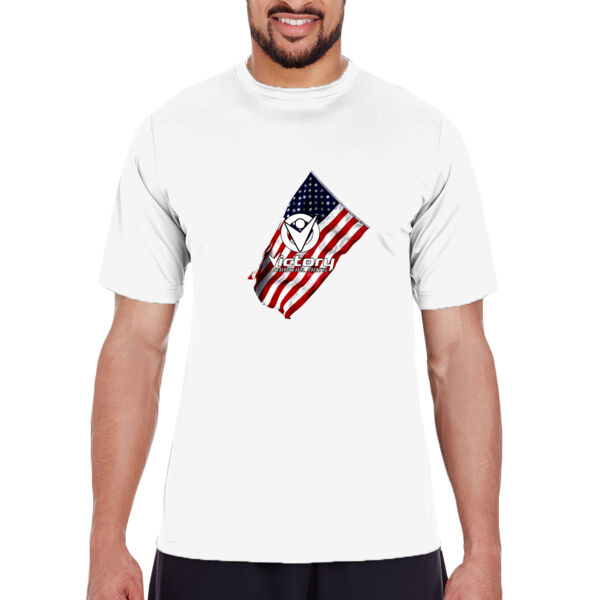 Mens Victory Wavy Flag T-shirt Thumbnail