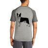 Mens Sublimated PosiCharge Tri Blend Wicking Raglan Tee Thumbnail