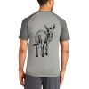 Mens Sublimated PosiCharge Tri Blend Wicking Raglan Tee Thumbnail