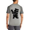 Mens Sublimated PosiCharge Tri Blend Wicking Raglan Tee Thumbnail