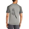 Mens Sublimated PosiCharge Tri Blend Wicking Raglan Tee Thumbnail