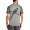 Mens Sublimated PosiCharge Tri Blend Wicking Raglan Tee Thumbnail