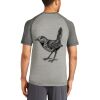 Mens Sublimated PosiCharge Tri Blend Wicking Raglan Tee Thumbnail