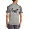 Mens Sublimated PosiCharge Tri Blend Wicking Raglan Tee Thumbnail