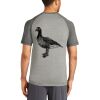 Mens Sublimated PosiCharge Tri Blend Wicking Raglan Tee Thumbnail