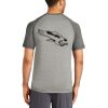 Mens Sublimated PosiCharge Tri Blend Wicking Raglan Tee Thumbnail