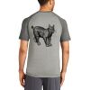 Mens Sublimated PosiCharge Tri Blend Wicking Raglan Tee Thumbnail