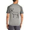 Mens Sublimated PosiCharge Tri Blend Wicking Raglan Tee Thumbnail