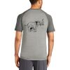 Mens Sublimated PosiCharge Tri Blend Wicking Raglan Tee Thumbnail