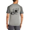 Mens Sublimated PosiCharge Tri Blend Wicking Raglan Tee Thumbnail