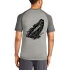 Mens Sublimated PosiCharge Tri Blend Wicking Raglan Tee Thumbnail