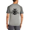 Mens Sublimated PosiCharge Tri Blend Wicking Raglan Tee Thumbnail