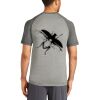 Mens Sublimated PosiCharge Tri Blend Wicking Raglan Tee Thumbnail