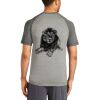 Mens Sublimated PosiCharge Tri Blend Wicking Raglan Tee Thumbnail