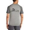 Mens Sublimated PosiCharge Tri Blend Wicking Raglan Tee Thumbnail