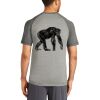 Mens Sublimated PosiCharge Tri Blend Wicking Raglan Tee Thumbnail