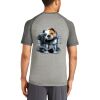 Mens Sublimated PosiCharge Tri Blend Wicking Raglan Tee Thumbnail