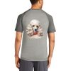 Mens Sublimated PosiCharge Tri Blend Wicking Raglan Tee Thumbnail