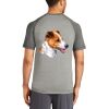 Mens Sublimated PosiCharge Tri Blend Wicking Raglan Tee Thumbnail