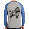 Mens Full Color PosiCharge Long Sleeve Tri Blend Wicking Raglan Tee Thumbnail