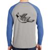 Mens Full Color PosiCharge Long Sleeve Tri Blend Wicking Raglan Tee Thumbnail