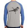 Mens Full Color PosiCharge Long Sleeve Tri Blend Wicking Raglan Tee Thumbnail