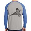 Mens Full Color PosiCharge Long Sleeve Tri Blend Wicking Raglan Tee Thumbnail