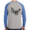 Mens Full Color PosiCharge Long Sleeve Tri Blend Wicking Raglan Tee Thumbnail