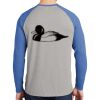 Mens Full Color PosiCharge Long Sleeve Tri Blend Wicking Raglan Tee Thumbnail