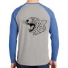 Mens Full Color PosiCharge Long Sleeve Tri Blend Wicking Raglan Tee Thumbnail