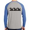 Mens Full Color PosiCharge Long Sleeve Tri Blend Wicking Raglan Tee Thumbnail