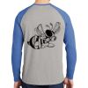 Mens Full Color PosiCharge Long Sleeve Tri Blend Wicking Raglan Tee Thumbnail