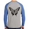 Mens Full Color PosiCharge Long Sleeve Tri Blend Wicking Raglan Tee Thumbnail