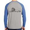 Mens Full Color PosiCharge Long Sleeve Tri Blend Wicking Raglan Tee Thumbnail