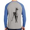 Mens Full Color PosiCharge Long Sleeve Tri Blend Wicking Raglan Tee Thumbnail