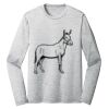 Sublimatable PosiCharge Long Sleeve Electric Heather Tee Thumbnail