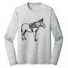 Sublimatable PosiCharge Long Sleeve Electric Heather Tee Thumbnail