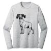 Sublimatable PosiCharge Long Sleeve Electric Heather Tee Thumbnail