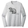 Sublimatable PosiCharge Long Sleeve Electric Heather Tee Thumbnail