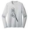 Sublimatable PosiCharge Long Sleeve Electric Heather Tee Thumbnail