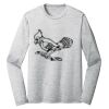 Sublimatable PosiCharge Long Sleeve Electric Heather Tee Thumbnail