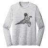 Sublimatable PosiCharge Long Sleeve Electric Heather Tee Thumbnail