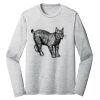 Sublimatable PosiCharge Long Sleeve Electric Heather Tee Thumbnail