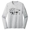 Sublimatable PosiCharge Long Sleeve Electric Heather Tee Thumbnail