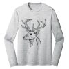 Sublimatable PosiCharge Long Sleeve Electric Heather Tee Thumbnail