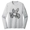 Sublimatable PosiCharge Long Sleeve Electric Heather Tee Thumbnail