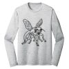 Sublimatable PosiCharge Long Sleeve Electric Heather Tee Thumbnail